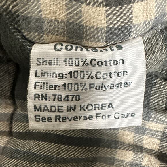 Field & Stream Men's LARGE HUNTING WINTER Full-Zip Vest GRAY COTTON TWILL - Picture 8 of 9